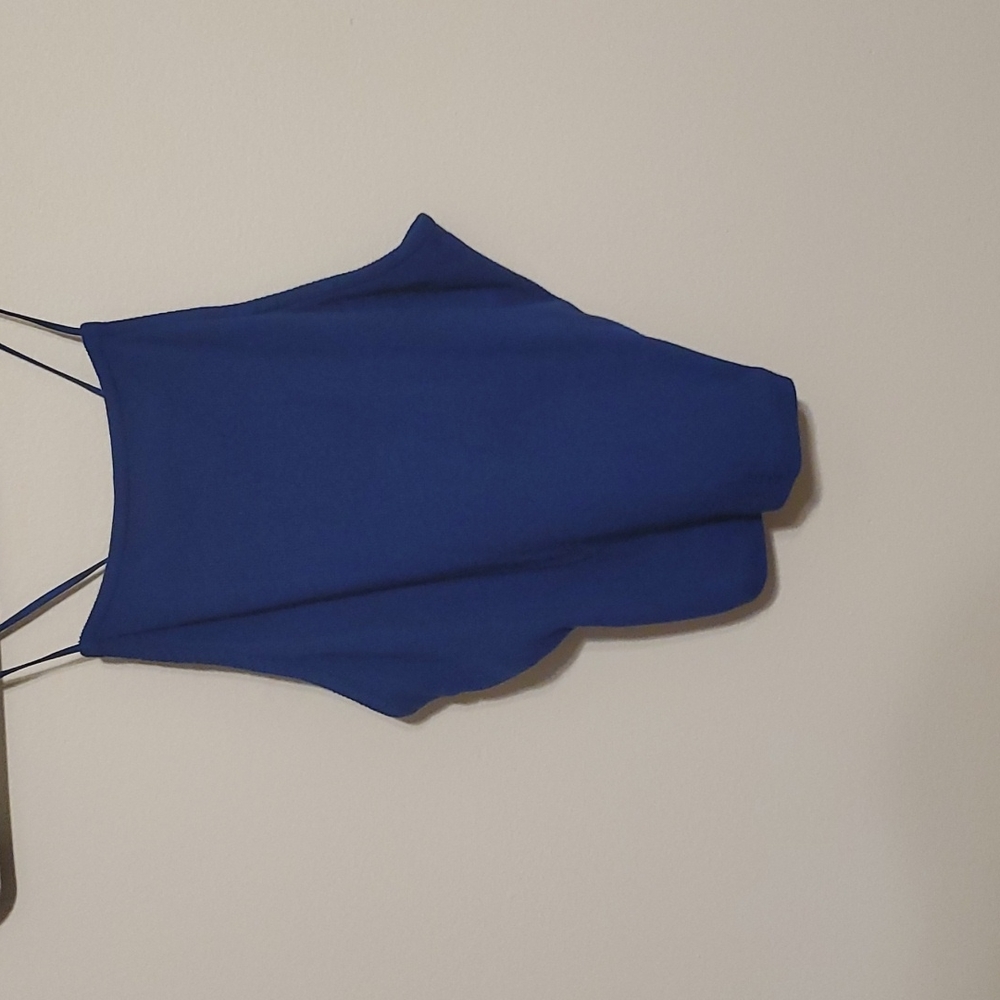 Pacsun royal blue spaghetti strap crop top - Picture 1 of 4
